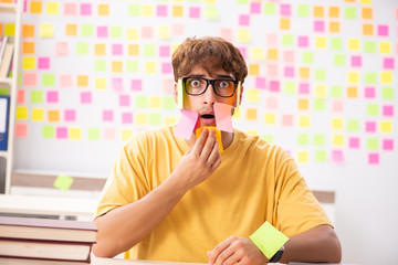 Student preparing for exams with many conflicting priorities 