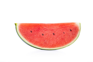 watermelon slice isolated on white background.
