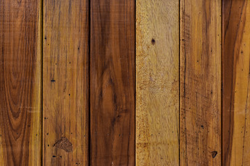 Wood texture with natural pattern background. Brown wooden panel  for design and decoration