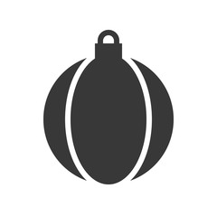 christmas ball, bauble icon, suitable for use as material