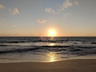 Fototapeta na wymiar Early Morning Sunrise on Waimanalo