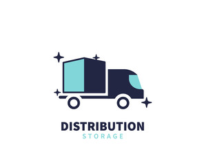 Delivery Distribution and storage logo