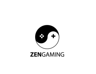 Zen gaming logo design sign