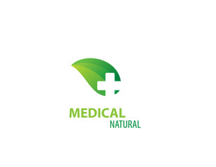 Herbal Medicine Medical design logo 