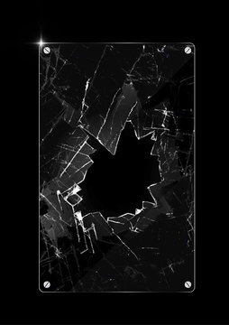 Screws and broken glass framework for internet sites, web user interfaces and applications