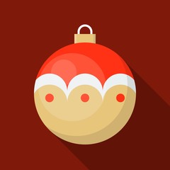 christmas ball, bauble icon, suitable for use as material