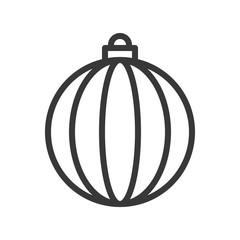 christmas ball, bauble icon, suitable for use as material