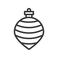 christmas ball, bauble icon, suitable for use as material