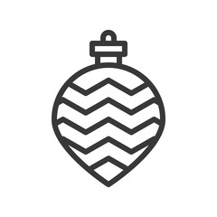 christmas ball, bauble icon, suitable for use as material