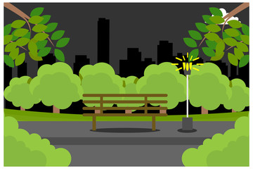 flat illustrations activities outside the home, vector illustration