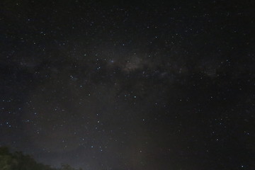 Milchstraße und Sternenhimmel bei Nacht