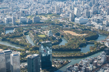 大阪風景・空撮