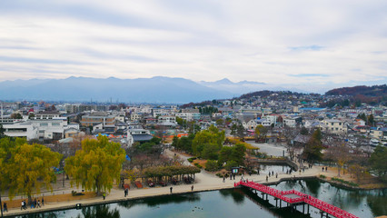 Fototapeta na wymiar Matsumoto Castle landscape.