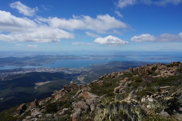 Fototapeta na wymiar View of Hobart,