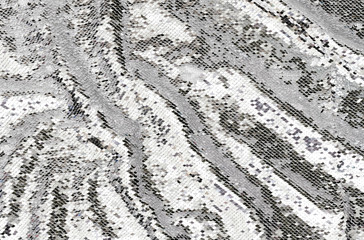 Brilliant silver sequin background