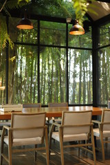 Photo table chair wood.