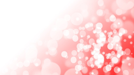 Abstract background Red blur gradient with bokeh in christmas background