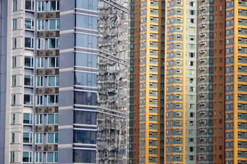Fototapeta na wymiar 香港の高層住宅