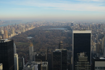 Central Park New York von Oben