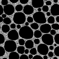 Seamless vector pattern with silver element