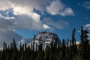 Paget Peak from the Takakkaw Falls, Yoho National Park, British Columbia, Canada