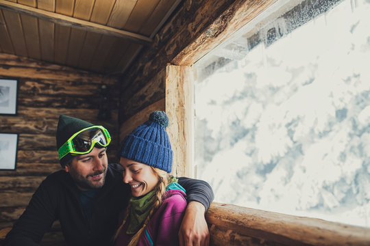 Couple Enjoying Winter Vacation