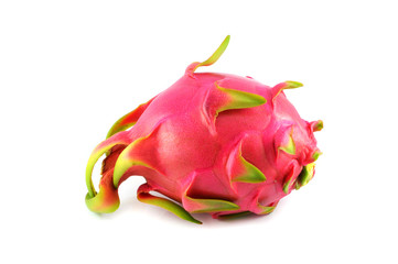 fresh dragon fruit isolated