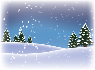 Obraz premium Winter Background