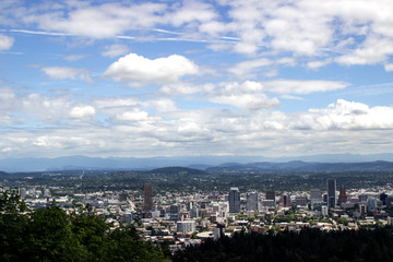 Portland Oregon City view
