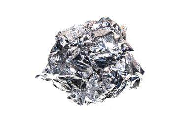 foil isolated on white background