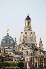 Historical and cultural center of Dresden, Germany