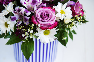 Bouquet of pink flowers