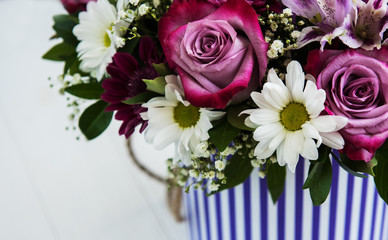 Bouquet of pink flowers
