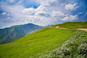 Fototapeta premium Road in mountains