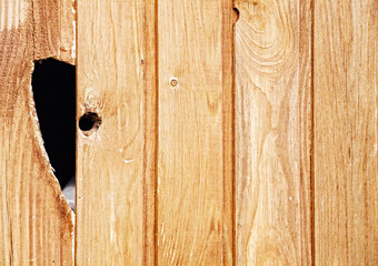 Fragment of wooden crate