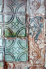 Chapel St. Odile (Ottilienkapelle) in Plochingen with artistic formed interior, crucifix, altar and historic floor tiles