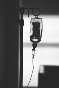 Medical instrument in a hospital room