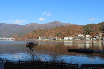 Fototapeta premium 世界遺産・富士山と河口湖
