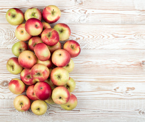 Red and Green Soft Apples Ready for Juice Produce