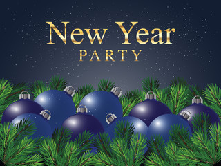 Naklejka premium Snowfall Christmas. Snow on New Year's Eve. Festive card. Beautiful Christmas, New Year card. Vector illustration with transparency and mesh.