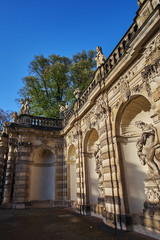 Obraz premium Zwinger art gallery and museum in Dresden, Saxony Germany
