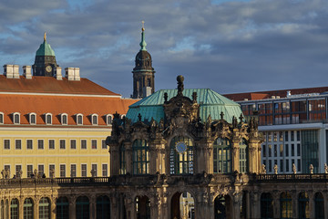Fototapeta na wymiar Zwinger art gallery and museum in Dresden, Saxony Germany