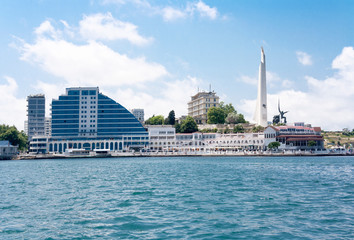 Sea view of the city of Sevastopol