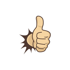 good like thumb up gesture hand sign