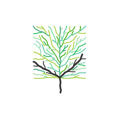 bald tree sign symbol