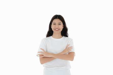 Portrait of young asian woman