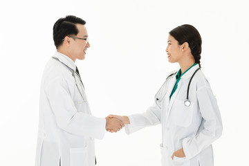 Fototapeta premium Doctors in healthcare service teamwork.