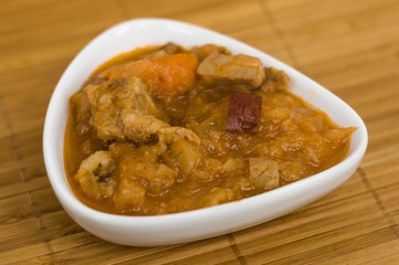 Stew of cabbage, christmas dish in traditional polish cuisine
