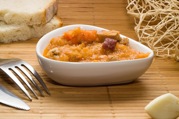 Stew of cabbage, christmas dish in traditional polish cuisine