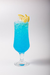 Alcohol cocktail drink on a white background